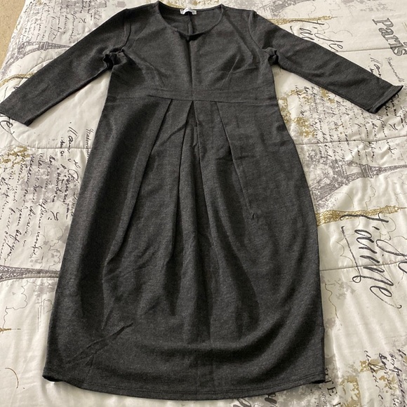 Midi maternity dress - Picture 1 of 5